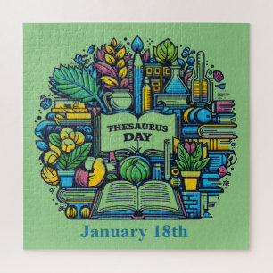 18 januari - Thesaurusdag Legpuzzel