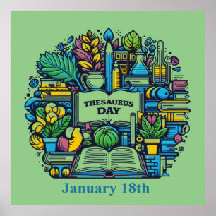 18 januari - Thesaurusdag Poster
