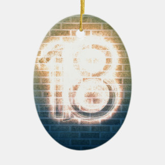 18 KERAMISCH ORNAMENT