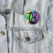 18 knoppen ronde button 5,7 cm (In situ)