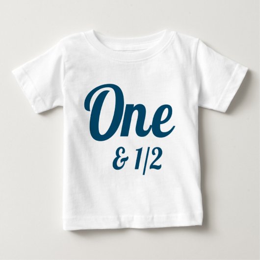 18 Month One and a Half Birthday Baby T-Shirt (Devant)