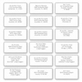 18 Naam van de individuele ontvanger Adres Gothic  Sticker (Voorkant)