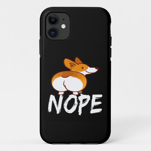 18 Nope Corgi Case-Mate iPhone Case (Achterkant)