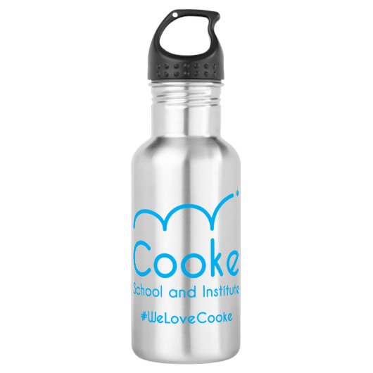 18 of 24 oz Cooke Water Fles, zilver Waterfles (Voorkant)