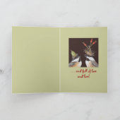 (#18) ont une carte de Noël festive (Intérieur)