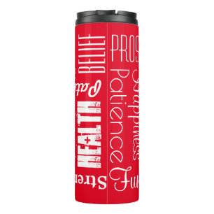 18 Persoonlijke namen of woorden Beste wensen Thermosbeker