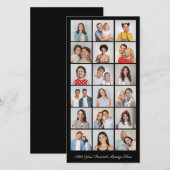 18 Photo Collage Ajoutez Votre Propre Carte De Voe (Devant / Derrière)