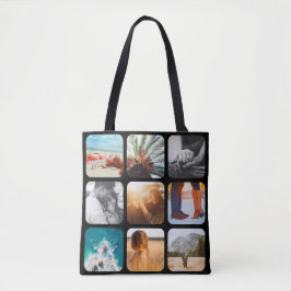 18 Photo Double Sided Black Carry Bag Draagtas