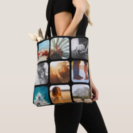 18 Photo Double Sided Black Carry Bag Draagtas