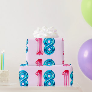 18 roze inpakpapier