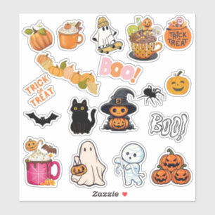 18 Sticker Packer voor Halloween Planners & Multom