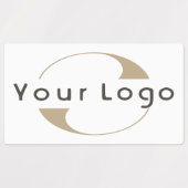 18 Stickers imperméable Société Logo Bouteille d'e (Design 1)