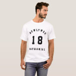 18 t-shirts mariés et mariés<br><div class="desc">Le graphisme moderne parfait assorti cadeau/vêtement mariage nouvellement marié pour le couple heureux marié en 2018. Idéal en lune de miel pour montrer votre nouveau statut marié, mari et femme, marié et marié, et non plus petit ami et petite amie ou fiancé et fiancée. Un cadeau d'anniversaire réfléchi. Changez le...</div>