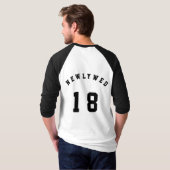 18 t-shirts mariés et mariés (Dos entier)