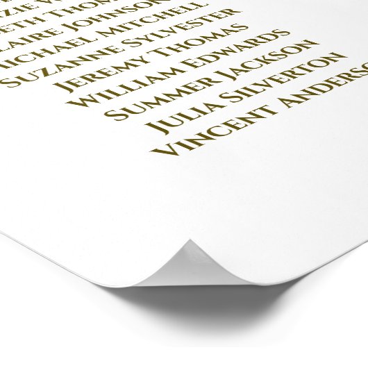 18 Tableau Mariage blanc et or (Coin)