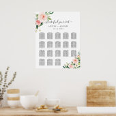 18 Tableau Mariage en fleur rose pâle (Cuisine)
