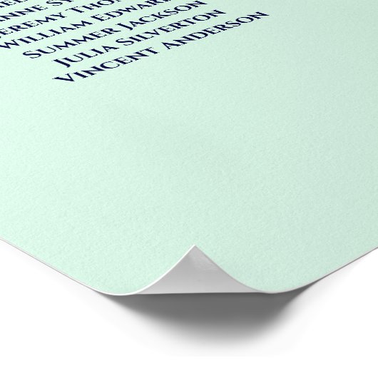 18 Tableau Mariage Tableau de siège Monnaie verte  (Coin)