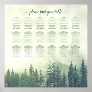 18 Tafel met groene tintjes weddenschappen Poster