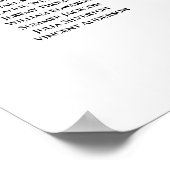 18 tafel rustieke Paarse Rozen bruiloft zitgrafiek Poster (Hoek)