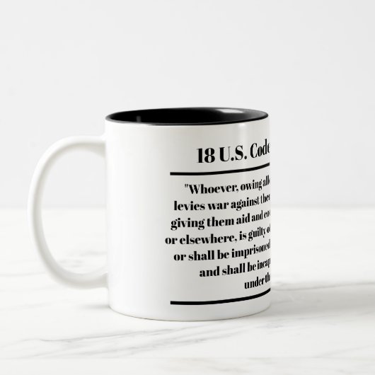 18 U.S. Code § 2381 - Mok van landverraad (Links)