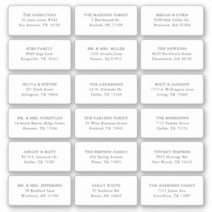 18 Verjaardagsgast Ontvanger Naam Adres Verzending Sticker