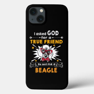 18 Vroeg God ware vriend een Beagle iPhone 13 Hoesje