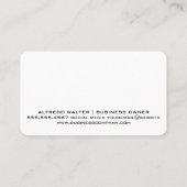 18 Wheeler Trucking | metaalgoud Visitekaartje (Achterkant)