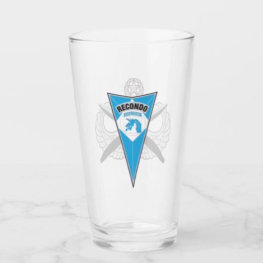 18e Abn. Corps Recondo Beer Glass Glas (Voorkant)