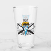 18e Abn. Verre de bières Recondo Corps (Dos)