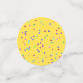18e anniversaire Confetti sur Confetti et Nom pers (Petit recto)