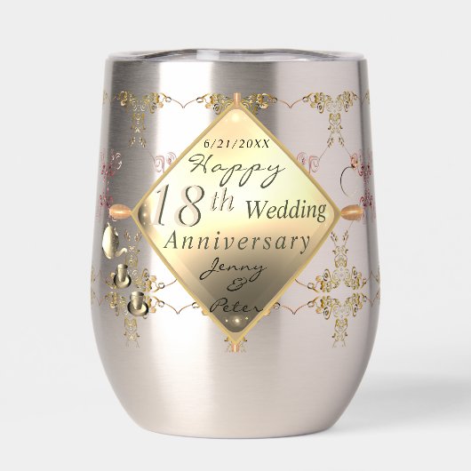 18e anniversaire du Mariage oculaire du chat (Arrière)