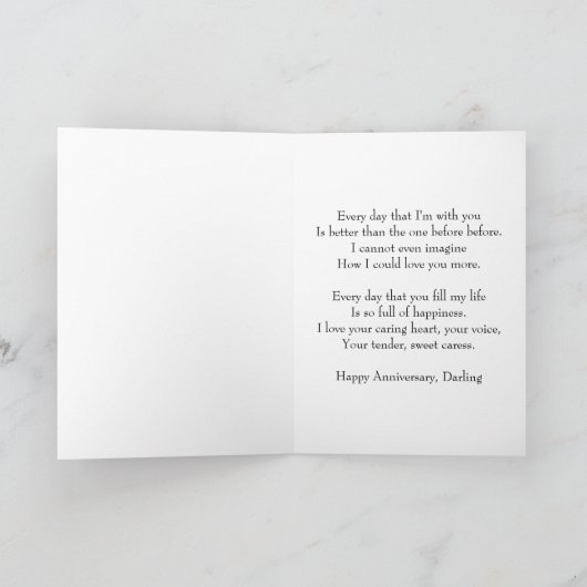 18e anniversaire pour une femme avec carte rose Ro (Intérieur)