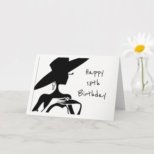 **18e ANNIVERSAIRE** VOUS CÉLÈBRE! ! ! ! Carte (Petite plante)