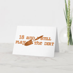 18e Birthday Gardening Gift Kaart
