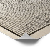 18e cen. Chinese Astro Map - MED QUAL (zie noot) Poster (Hoek)