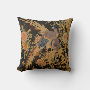 18e eeuw Japanse fazant Decor Pillow Kussen