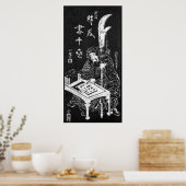 18e eeuw Japanse kunst Poster (Keuken)