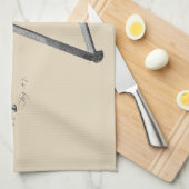 18e eeuw Microscoop Antiek wetenschapsINSTRUMENT Theedoek (Quarter Fold)