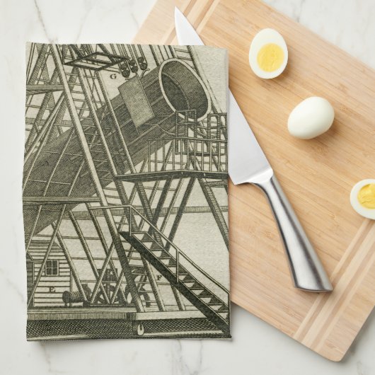 18E EEUW VAN HET Antiek WETENSCHAPPELIJK SCHEPPEN Theedoek (Quarter Fold)