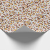 18e-eeuwse bloemen:  behang. cadeaupapier (Hoek)