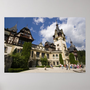 18e-eeuwse Peles-kasteel, Sinaia, Roemenië, 2 Poster