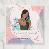 18e étiquette cadeau anniversaire (Devant)