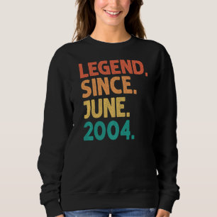 18e geboortedag sinds juni 2004 18 jaar trui