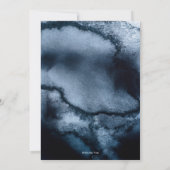 18e invitation à l'anniversaire Couleur d'eau et o (Dos)