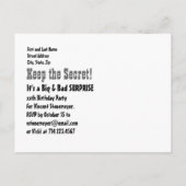 18e Invitation Anniversaire Surprise Enregistrez l (Dos)