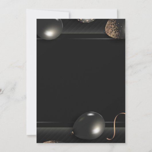 18E Invitation d'anniversaire (Dos)