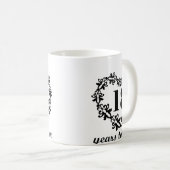 18e Jubileum 18 jaar samen Mok hartcadeau (Voorkant rechts)