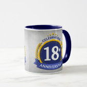 18e Jubileum koffie Mok (Voorkant rechts)