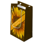 18e Jubileum Zonnebloem Klein Cadeauzakje (Achterkant Gekanteld)