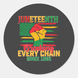 18e krach elke keten sinds 1865 ronde sticker